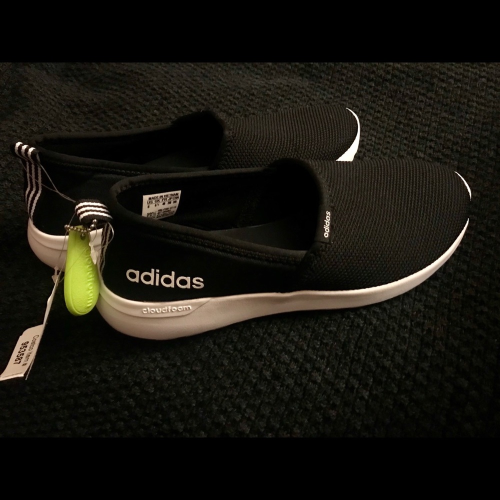 Adidas Neo Cloudfoam Lite Racer Slip On Shoes